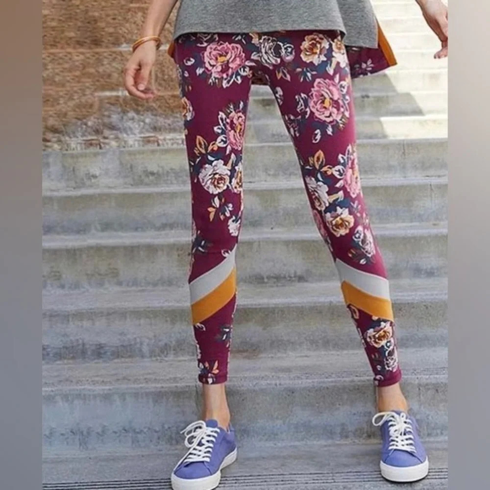 Matilda Jane On The Agenda Leggings Size Small Moments With You Floral
